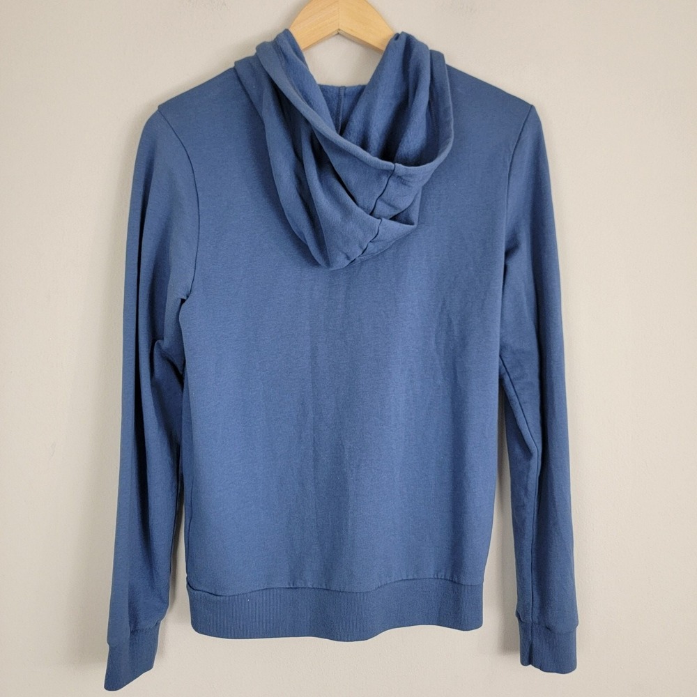 Marine Layer Afternoon Hoodie Women's Size M Blue Full Zip Soft Company Logo - Picture 2 of 13